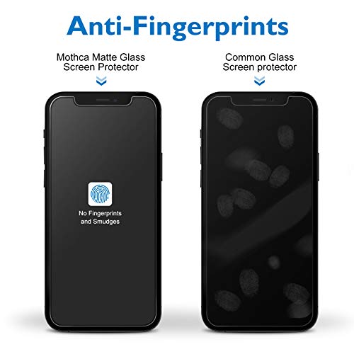 Mothca 2 Pack Matte Glass Screen Protector for iPhone 12 mini Anti-Glare & Anti-Fingerprint Tempered Glass Clear Film Case Friendly Bubble Free for iPhone 12 mini 5.4-inch (2020)-Smooth as Silk - size: iPhone 12 mini-5.4 Inch
