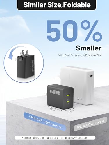 45W Dual USB C Charger, Phone Charger Fast Charging with 4FT Cable - color: 45W White