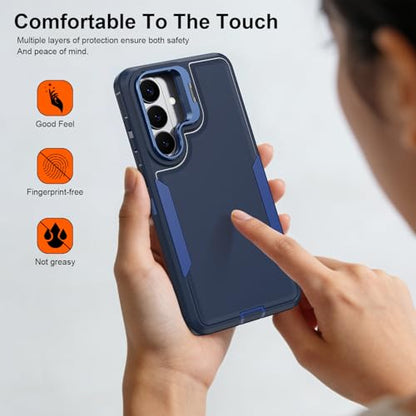 Asuwish Phone Case for Samsung Galaxy A57 5G Women Men Blue - color: Blue