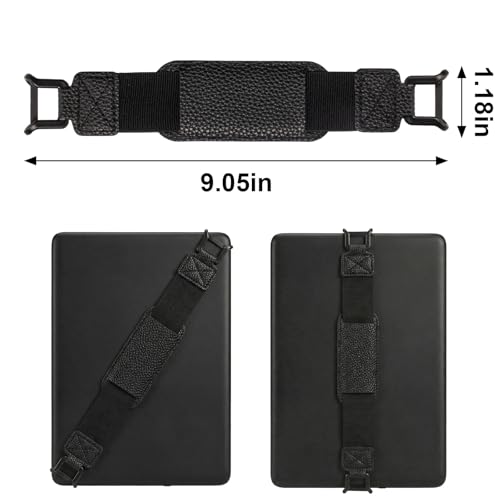 Threetols Hand Strap for Kindle Accessories Comfy Silicone Grip Alternative to Case or Cover Fits Versatile and Lightweight Finger Grip Holder(Black) - color: style 1