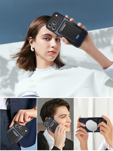 TopMade for iPhone 17 Pro Max Case with Mag-Safe Wallet, 4 Cards Holder - color: Black, size: iPhone 17 Pro Max