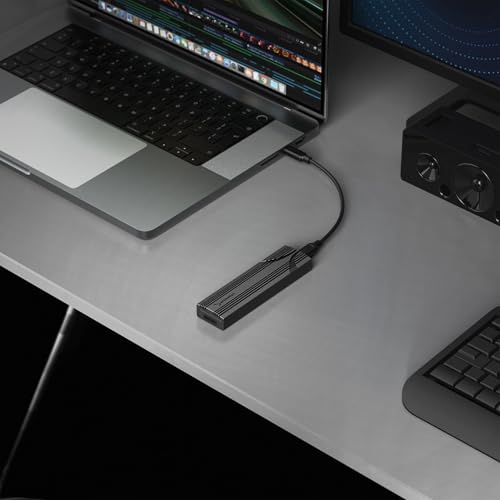 SABRENT USB-C NVMe Enclosure & Reader, M.2 PCIe SSD, 10Gbps (EC-PNVO) - color: CHARCOAL