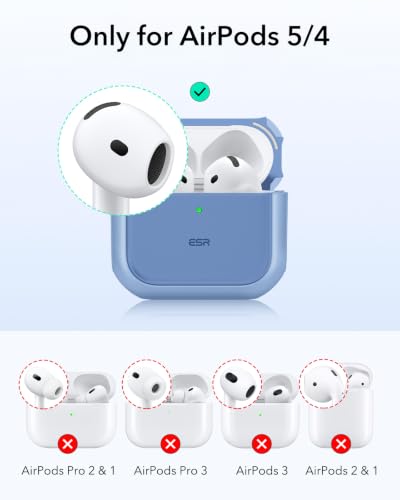 ESR for AirPods 5/4 Case (2026/2024), Compatible with MagSafe, Blue - color: Navy Blue, size: AirPods 5&4 Case