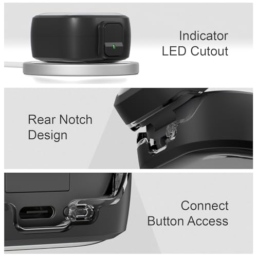 for Samsung Galaxy Buds 4/Buds 4 Pro Case (2026) with Secure Safety Lock Clip,Shockproof Scratch-Resistant TPU Transparent Soft Shell Protective Cover Accessories with Carabiner/Cleaning Kit(Black) - color: Black