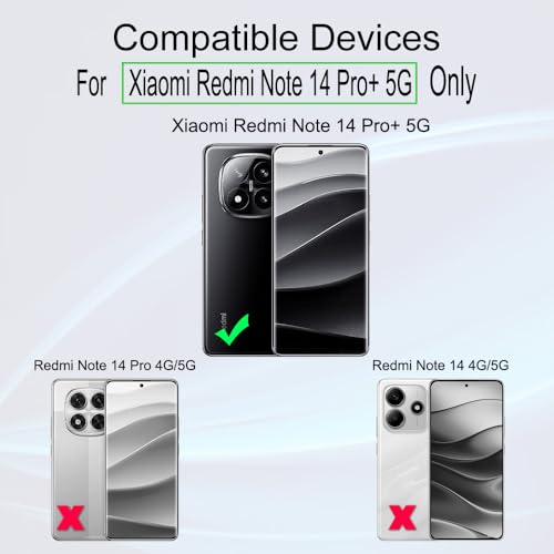 Ibywind Screen Protector For Xiaomi Redmi Note 14 Pro+ 5G/Redmi Note 14 Pro Plus 5G 6.67"(2 Pcs),Flexible TPU Film,With 1Pc Camera Lens Protector,1Pc Back Film,Bubble Free[Easy to install] - size: Redmi Note 14 Pro+ 6.67 inch