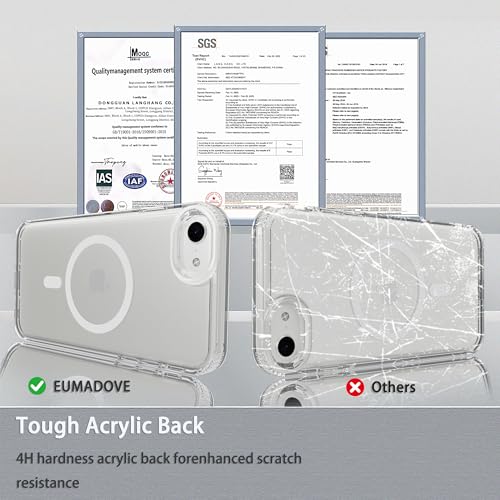 Magnetic iPhone SE2/SE3/8/7 case,Compatible with Magsafe, Military-Grade Protection,Slim Translucent Matte Shockproof with Anti-Scratch Anti-Fingerprint Phone Cover (transparent, iPhone SE2/SE3/8/7) - color: Transparent, size: iPhone SE2/SE3/8/7