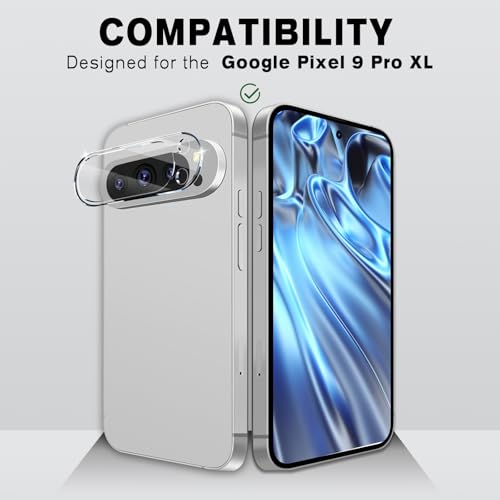 3 Pack for Google Pixel 9 Pro XL Camera Lens Protector