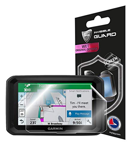 IPG for Garmin dezl 580 LMT-S 5" GPS TRUCK NAVIGATOR Screen Protector Invisible Ultra HD Clear Film Anti Scratch Skin Guard - Smooth/Self-Healing/Bubble -Free for dezl580 - size: dezl 580