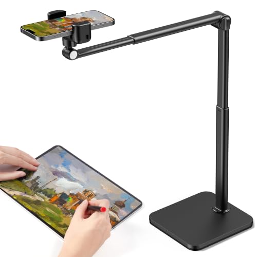 InnoGear Overhead Phone Mount Phone Stand Tabletop Cooking Tripod for Desk