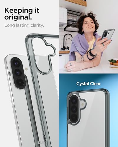 Spigen for Galaxy A57 5G Case, Ultra Hybrid [Anti-Yellowing] - Space Crystal - color: Space Crystal, size: Galaxy A57 5G