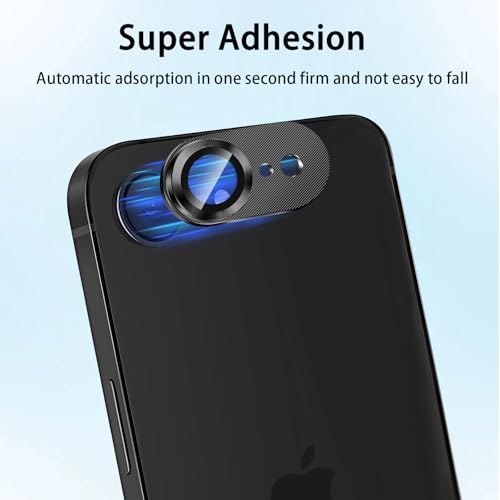 (3 Pack) Camera Lens Protector for iPhone 17e / iPhone 16e - color: Black