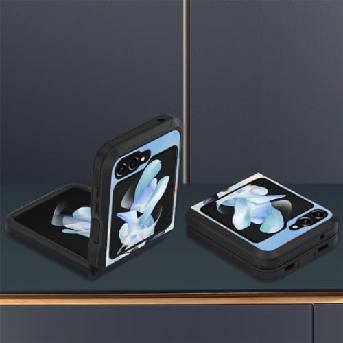 for Samsung Galaxy Z Flip 5 Case, Heavy Duty Dual Layer Hybrid Military Grade Shockproof Drop Folding Protective Cover for Samsung Galaxy Z Flip 5 5G 2023, Hummingbird - color: Hummingbird