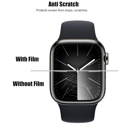 6 Pack TPU Screen Protector For Apple Watch Series 7/8 / 9 (45mm) - size: 45mm