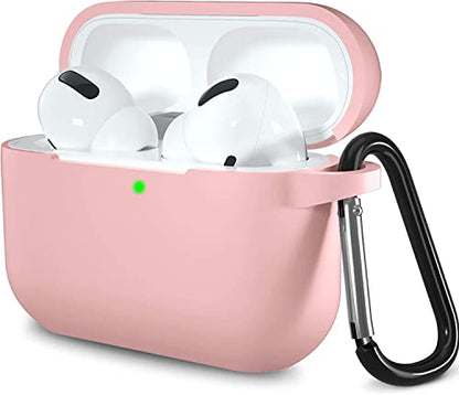 Lerobo for AirPods Pro 2nd/1st Case with Keychain, Pink - color: Pink