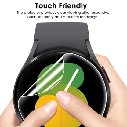 6pcs Flexible Hydrogel film for Samsung Galaxy Watch FE 40mm / Active 2 40mm Smartwatch HD Clear Soft TPU Screen Protector Gel film Ultra-thin, Automatic Repair