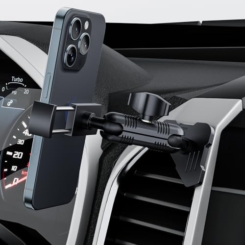 Car Metal Vent Phone Mount for 2015-2020 Ford F150 & 2017-2021 Super Duty - size: Universal Holder