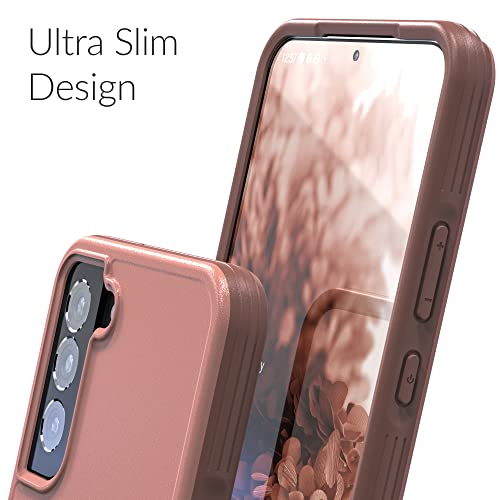 Crave for Galaxy S22 Plus Case, Shockproof Protection Dual Layer Case for Samsung Galaxy S22 Plus (6.6 inch) - Blush - color: Blush