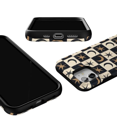 Casely iPhone 12 Mini Case | Mystic Moonstar | Black Celestial | Bold Protective Design | MagSafe Compatible Design - color: Mystic Moonstar | Black Celestial, size: Iphone 12 Mini