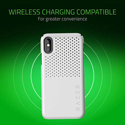 Razer Arctech Slim for iPhone Xs Max Case: Thermaphene & Venting Performance Cooling - Wireless Charging Compatible - Matte Black - color: Matte Black