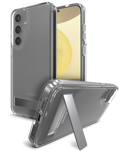 ZAGG Crystal Palace Samsung Galaxy S24+ Case with Kickstand - Ultra-Slim, Graphene-Enhanced, Crystal Clear Protection, 13ft Drop Resistant, Eco-Friendly, Clear - size: Samsung Galaxy S24 Plus, style: Without Snap