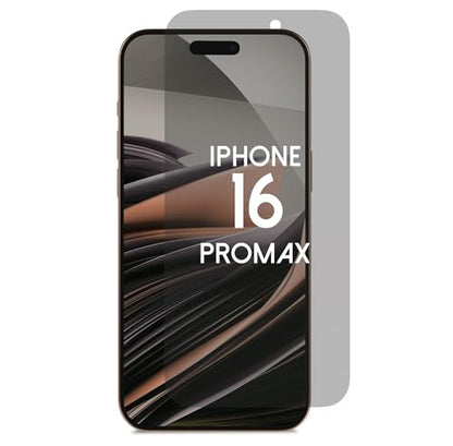 Privacy Screen Protector for iPhone 16Promax - Blue Light Blocking Privacy Tempered Glass 6.9" with Alignment Tool Kit [1 Pack] - / Anti-Fingerprint/Scratch Resistant/Case Friendly - size: iPhone 16Promax