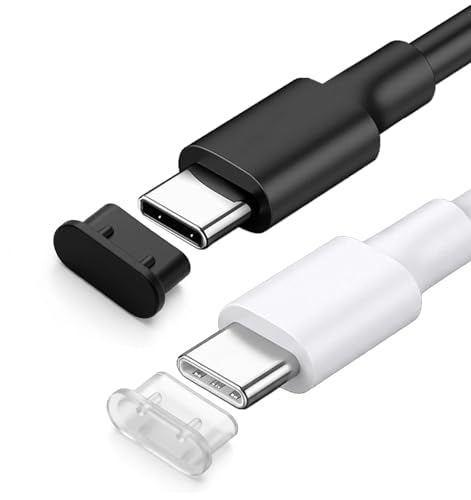 20 Pcs USB C Dust Plug, Silicone Anti-Dust Covers for Type-C Charging Ports