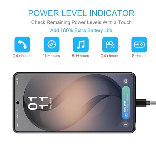 Battery Case for Galaxy S26 Ultra, Upgraded 12000mAh Portable Protective Wireless Charging Case Compatible with Galaxy S26 Ultra 5G (6.9 inch) Rechargeable Extended Battery Pack Charger Case (Black) - size: Galaxy S26 Ultra -12000mAh