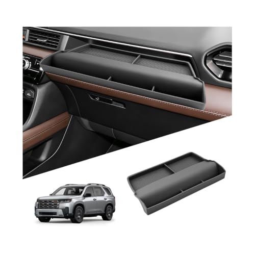 SKTU for 2026 2027 Honda Pilot Passenger Side Storage Tray w/Side Pocket - color: 2026 2027 Pilot/Passport Passenger Tray