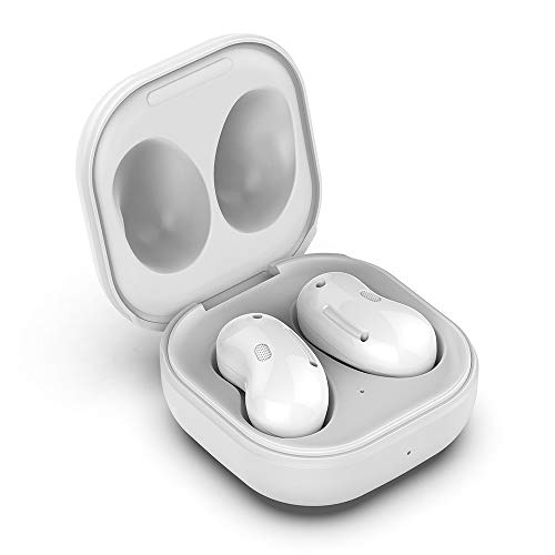 Wired Charging Case for Galaxy Buds Live SM-R180, Replacement Charger Case Cover with 3.3ft USB-C Cable for Samsung Earbuds (White) - color: White