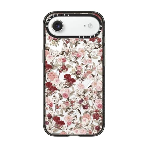 CASETiFY for iPhone Air Case - Impact Compatible with MagSafe | 8.2 ft. 4x Military Grade Drop Protection | VINTAGE FLOWER MONDAY | Black - color: 24. VINTAGE FLOWER MONDAY, size: Iphone Air (6.5")