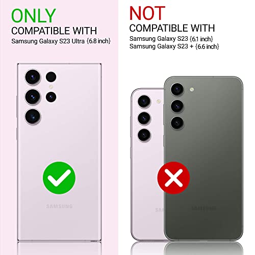 ULAK Clear for Galaxy S23 Ultra Case, Heavy Duty Shockproof Case Soft TPU Bumper Cover Transparent Protective Phone Case for Samsung Galaxy S23 Ultra 5G 6.8 inch - HD Clear - color: Clear