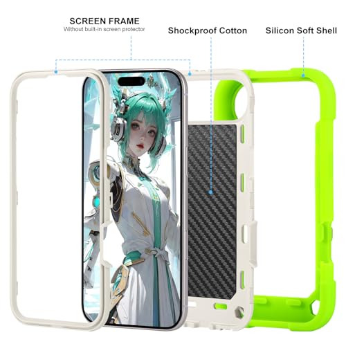 MARKILL Compatible with iPhone Air Case 6.5 Inch 2025 with 360 Degree Rotate Ring Stand, Military Grade Drop Protection Full Body Rugged Protective Case Kids - color: Guava, size: iPhone Air 6.5"