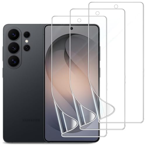 3 Pack Screen Protector Compatible for Samsung Galaxy S26 Ultra, HD Flexible Soft TPU Hydrogel Film for Samsung Galaxy S26 Ultra 5G - Support Fingerprint Unlock, High Sensitivity - size: Samsung Galaxy S26 Ultra