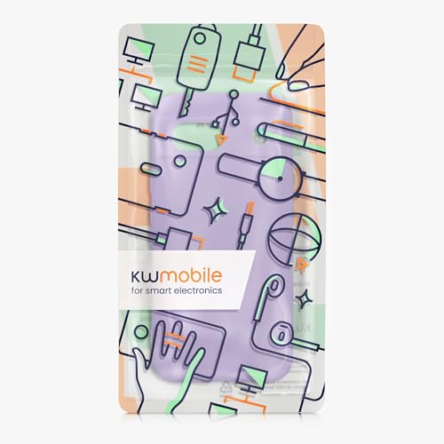 kwmobile Case Compatible with Google Pixel 8a Case - Protective Slim TPU Phone Cover - Soft Matte Finish - Violet Purple - color: violet purple