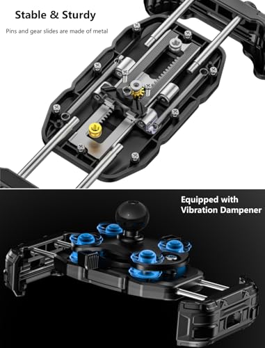 Kewig Motorcycle Phone Mount Holder with Vibration Dampener & Secure Lock
