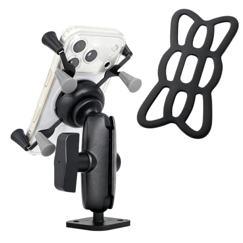 Strg Phone Mount with 2 Holes Drill-Down Diamond Base and Aluminum Arm - size: Aluminum Alloy Diamond Base