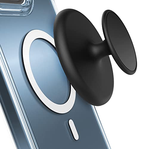 ENCASED Magnetic Phone Grip - Designed for MagSafe, iPhone 16/15 Pro Max and iPhone 14/13/12 Cases and Accessories (2-in-1 Holder + Kickstand)