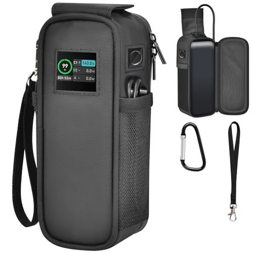 Customized Case for Anker 737 24000mAh, Flip-Top Lid, Dual Window | Charges Without Removing,Check Status Without Opening Case, Fits Cable Ports Directly,Thick EPE Foam Lightweight,Bag Only - style: For Anker 737
