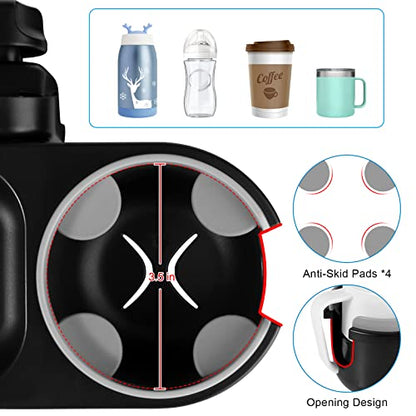Accmor Stroller Cup Holder, Drinks Holder Bike Walker Wheelchair - color: Tray-Grey