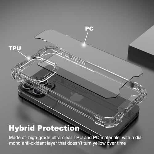 for iPhone 15 Pro Max Crystal Clear Case with Detachable Adjustable Crossbody Strap, Slim Fit Shockproof Protective Phone Case with Anti-Lost Shoulder Neck Lanyard - size: iPhone 15 Pro Max