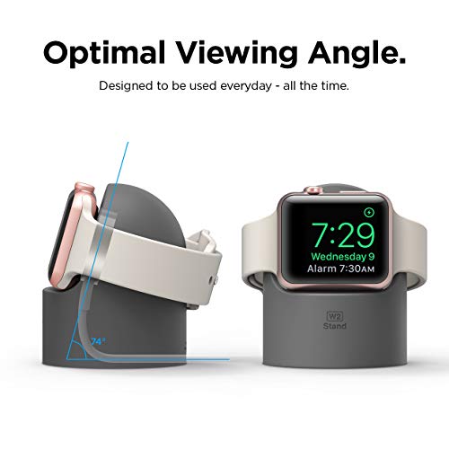 elago W2 Charger Stand for All Apple Watch Series - color: Dark Grey