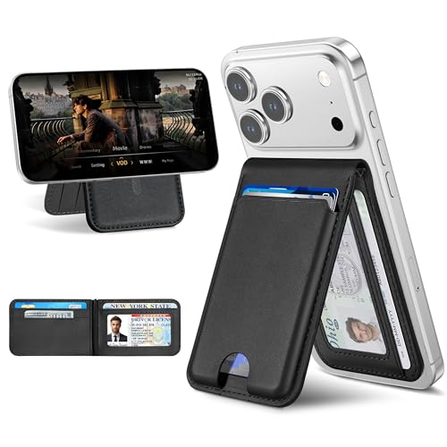 HiWe for MagSafe Wallet Stand, 6-Cards Holder, RFID Blocking