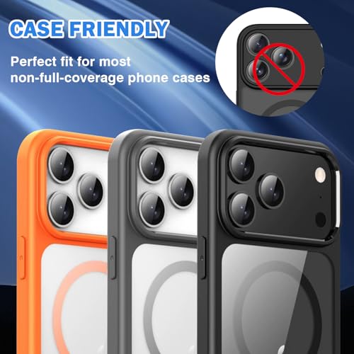 Camera Lens Protector for iPhone 17 Pro Max, Bling Glitter Women - color: Sparkly Silver