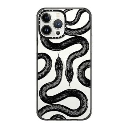 CASETiFY for iPhone 13 Pro Max Case - Compact | Lightweight | 4ft. 2x Military Grade Drop Protection | Black Kingsnake | Black - color: Black Kingsnake, size: Iphone 13 Pro Max (6.7")