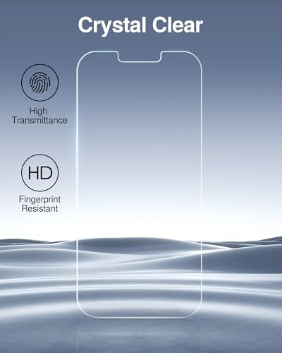 SMARTDEVIL 2 Pack for iPhone 16e/iPhone 14/ iPhone 13 Pro/ iPhone 13 Privacy Screen Protector, [Anti-Spy] [Military-Grade Shatterproof & 9H Hardness] Tempered Glass,Easy Installation,Bubble-Free & Case-Friendly
