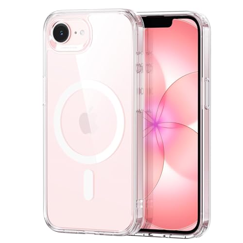 ESR for iPhone 17e/iPhone 16e Case, Compatible with MagSafe, Shockproof Military-Grade Protection, Scratch-Resistant Back, Magnetic Phone Case for iPhone 17e/iPhone 16e, Classic Hybrid Case, Clear - color: Clear, size: iPhone 17e/16e 6.1 inch