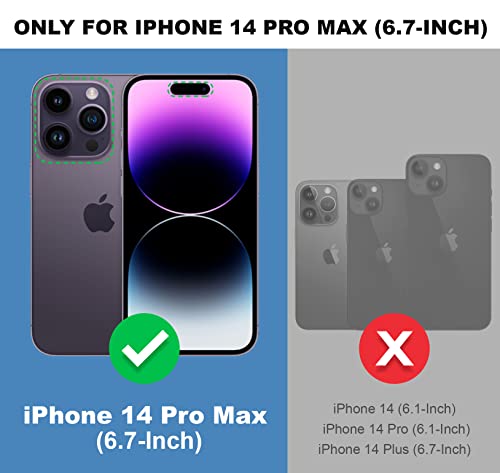 Shields Up for iPhone 14 Pro Max Case with Card Holder Stand, 6.7", Clear - color: Clear, size: iPhone 14 Pro Max
