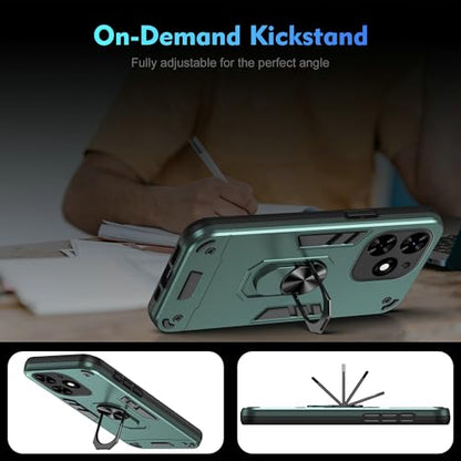 for Infinix Smart 8 X6525 Case,Compatible with Tecno Spark Go 2024 BG6 case Spark 20 KJ5/20C BG7 Case/Infinix Hot 40i X6528B Phone Case Cover Green - color: HY-GZS-green, size: Infinix Smart 8