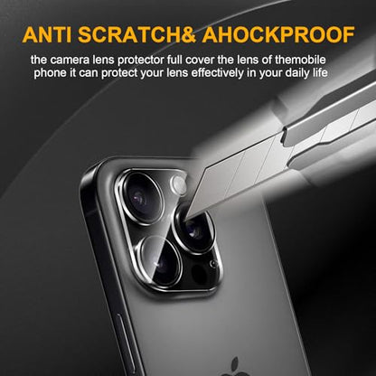 3 Pack Camera Lens Protector for iPhone 16 Pro/16 Pro Max - size: iP 16 Pro/16 Pro Max