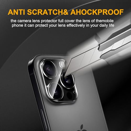 3 Pack Camera Lens Protector for iPhone 16 Pro/16 Pro Max - size: iP 16 Pro/16 Pro Max